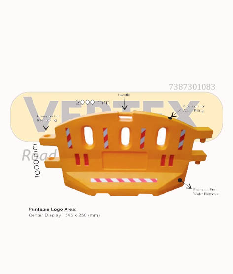 Vertex Water Filled Road Barriers